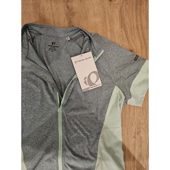 New Pearl Izumi Women's W Select Escape Short Sleeve Jersey XL Arctic/MistGreen - Picture 5 of 13